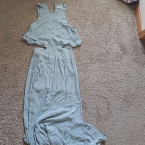 Show Me Your MuMu crop top & skirt